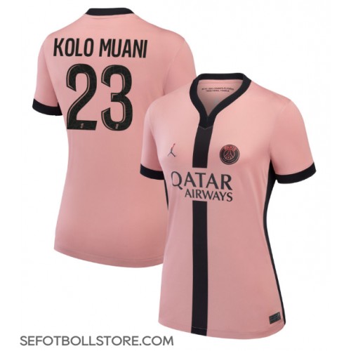 Paris Saint-Germain Randal Kolo Muani #23 Replika Tredje Tröja Dam 2024-25 Kortärmad